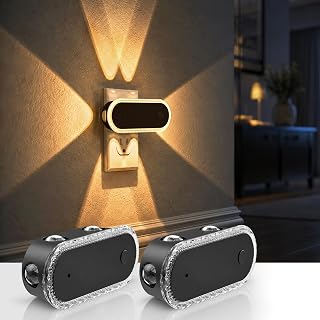 L LOHAS LED Night Lights Plug into Wall 2-Pack, Dusk to Dawn