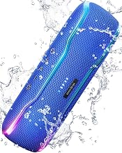 ERKEI SEHN Bluetooth Speaker, IPX7 Waterproof, 50W Peak, 24H Playtime, Blue - Image 1