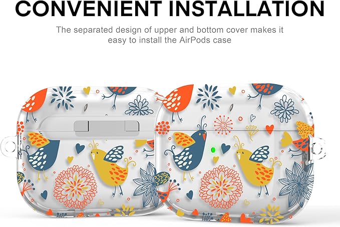 Maxjoy for AirPods Pro 3rd Generation Case, Clear Cute AirPods Pro 3 Case for Women Men Cute Soft AirPod Pro 3 Cover with Keychain Strap for AirPod Pro 3rd Gen Cover 2025
