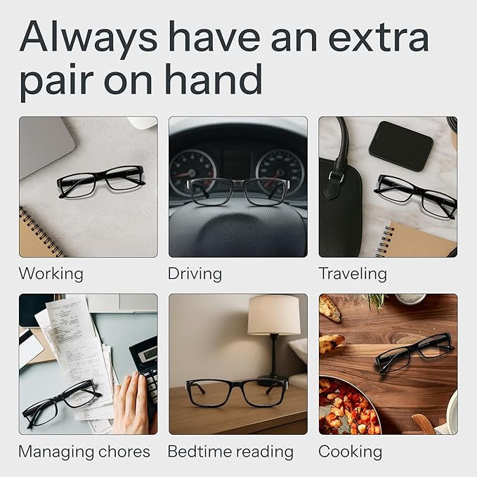 Gaoye 3.0 Professional Reading Glasses for All Day - Computer Readers with Blue Light Protection - Value Pack