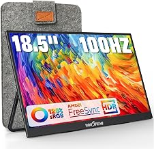 InnoView Portable Monitor 18.5 inch 100HZ 120% sRGB, 1080P FHD IPS Large Portable Monitors for Laptop USB C HDMI HDR Travel Monitor with Kickstand Mac PC Xbox PS4/5 Switch - Image 1