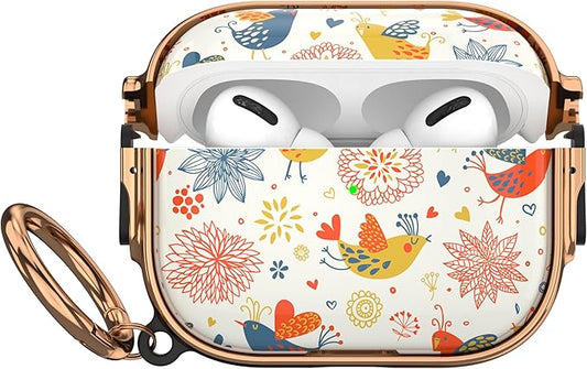 Maxjoy for AirPods Pro 3rd Generation Case with Lock, Cute AirPods Pro 3 Case Lock Protective Hard Air Pod Pro 3 Cover for Women Men with Keychain for Airpod Pro 3rd Gen Cover 2025