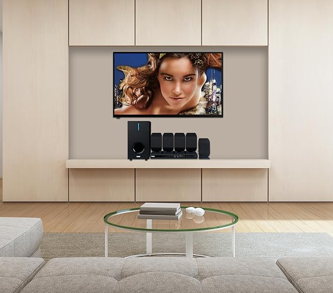 Naxa Electronics ND-864 5.1 Channel High-Powered Home Theater DVD & Karaoke Speaker System
