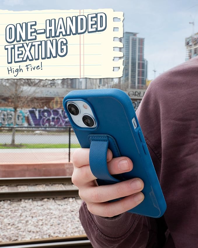 Smartish Phone Grip Loop - Prop Tart - Pop Out Finger Strap and Holder with Kick Stand [Compatible with All iPhone and Android Phones] - Secret Menu