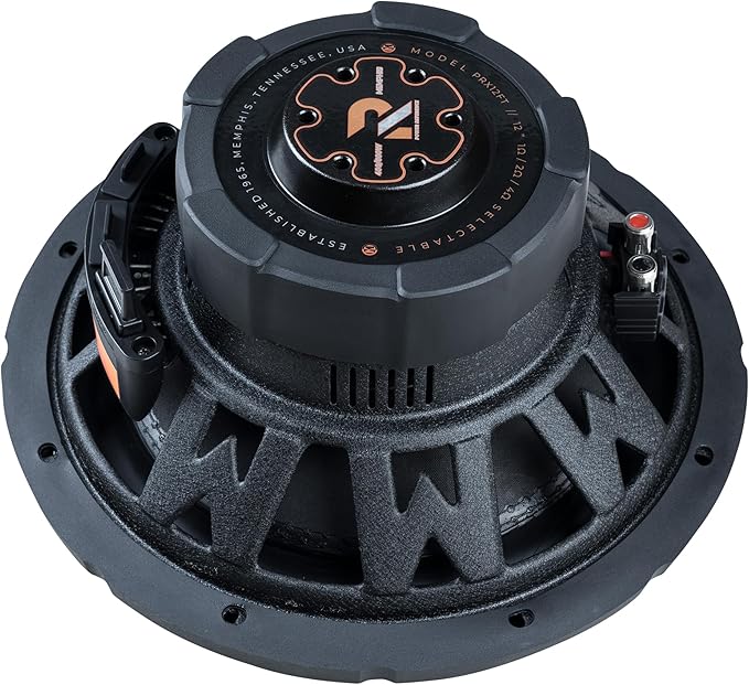 Memphis PRX12FT Power Reference 12" 1/2/4 Ohm Selectable Impedance Subwoofer