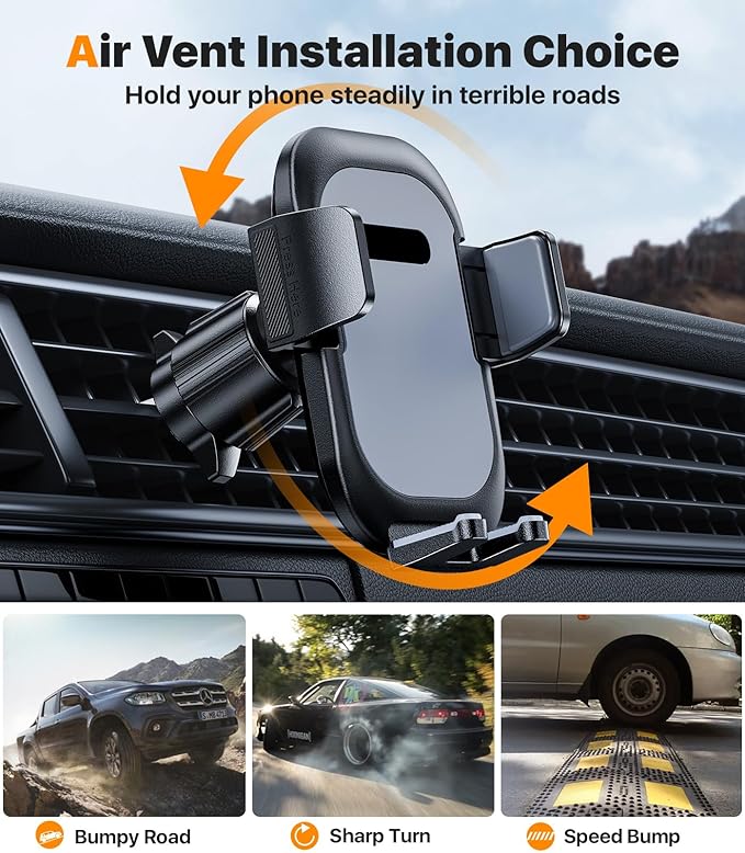 Ultra Stable Phone Holders for Your Car [Powerful & 360 Adjustable Suction Cup] Universal Car Phone Holder Mount Long Arm Flexible Car Mount for Dashboard Windshield Air Vent All Phone Case