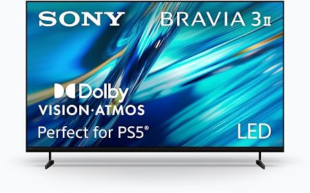Sony 43 Inch BRAVIA 3 II LED 4K HDR Smart Google TV with Gemini K-43XR30M2