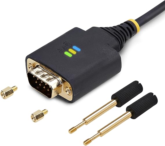 StarTech 6ft USB to Serial Adapter Cable, FTDI (1P6FFC-USB-SERIAL)