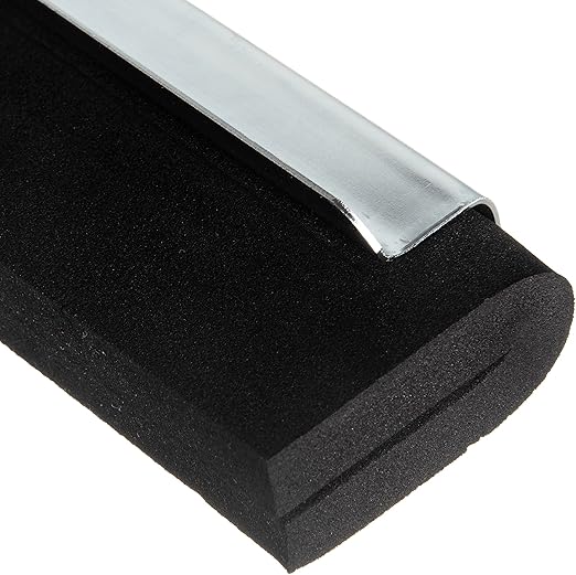 SPARTA Flo-Pac Floor Rubber Squeegee Window Squeegee with Reinforced Metal Frame for Floor, Bathroom, Kitchen, Concrete, Tile, Garage, Commercial Use, 22 Inches, Black, (Pack of 10)