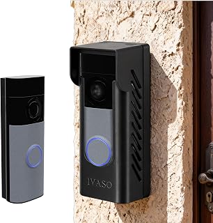 Anti-Theft Encased Mounting Bracket for Ring Wired Doorbell Plus 2nd Gen 4K