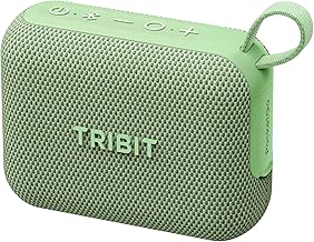 Tribit PocketGo Portable Bluetooth Speaker, 7W, IP68 Waterproof, 20H, Green - Image 1