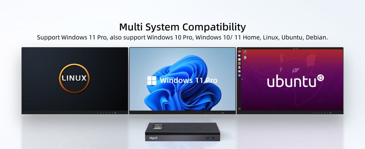 MeLE Quieter DL Fanless Mini PC N150 16GB 512GB Dual Intel I226V 2.5GbE LAN