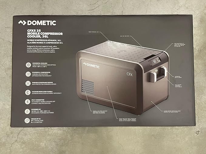 Dometic CFX Electric Cooler | Portable Freezer | CFX5 & CFX3 Series | AC/DC or Solar Powered