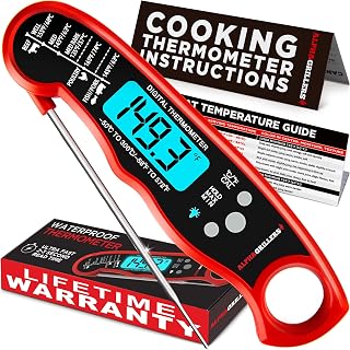Alpha Grillers Instant Read Meat Thermometer Digital, Cooking, Food, Grill