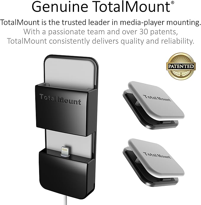 TotalMount Remote Holder for Apple TV (Safeguards Black Apple TV Remote Controls)