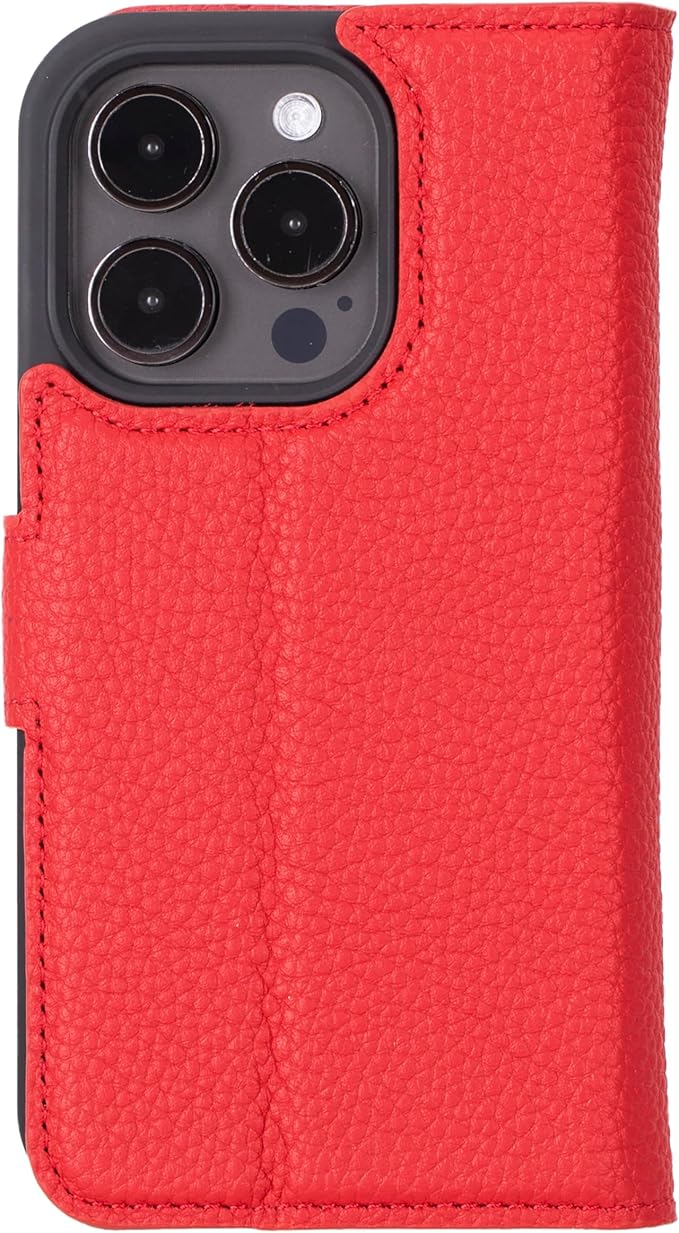 BLACKBROOK Case for iPhone 15 Pro Leather Case with Wallet, Carter Premium Leather Magnetic 2-in-1 Set for MagSafe Wallet with RFID, Cash, ID & 4 Card Slots, Compatible with iPhone 15 Pro