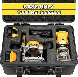 Hard Case for Dewalt Router - Tool Bag for Cordless Woodworking Router Tool - Image 1