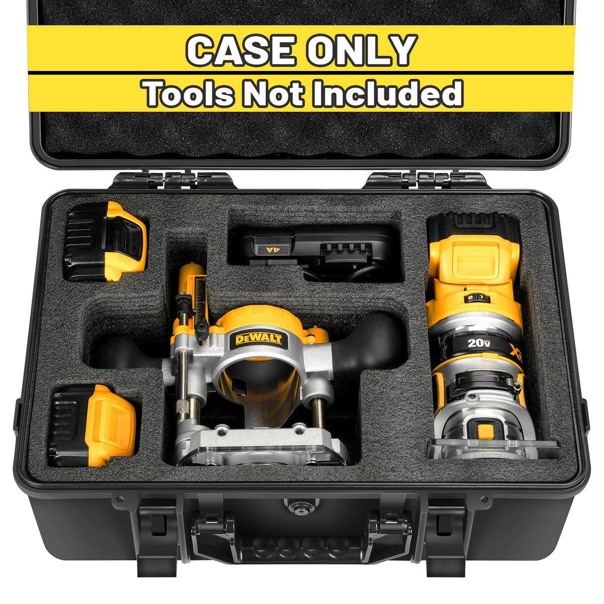 Hard Case for Dewalt Router - Tool Bag for Cordless Woodworking Router Tool