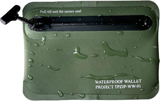 Heavy Duty Airtight Wallet Submersible Waterproof Wallet Protection for Keys, Cards