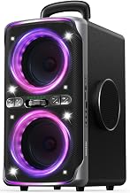 Party Bluetooth Speaker - 240W Peak Loud Speaker, Dazzling Light Show, Deep Bass, IPX4 Waterproof, 15H Battery, TWS Pairing, BT 5.3 Wireless, Portable for Home/Outdoor/Beach/Pool Party - Image 1