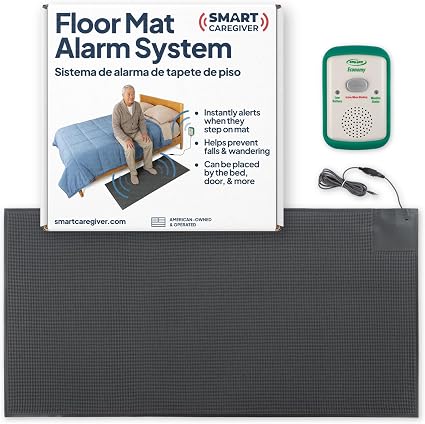 Floor Mat Exit Alarm for Seniors Fall Prevention & Anti-Wandering - Economy System