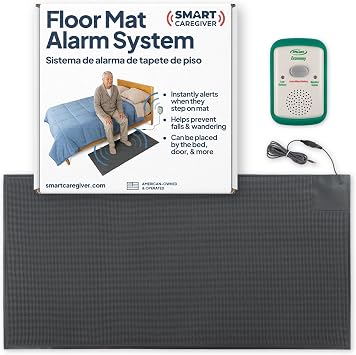 Floor Mat Exit Alarm for Seniors Fall Prevention & Anti-Wandering - Economy System