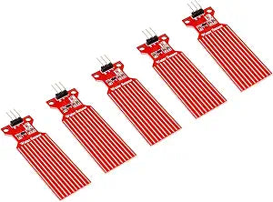 Water Sensor Detector for Arduino, ESP32, ESP8266, Raspberry Pi, 5 Pieces