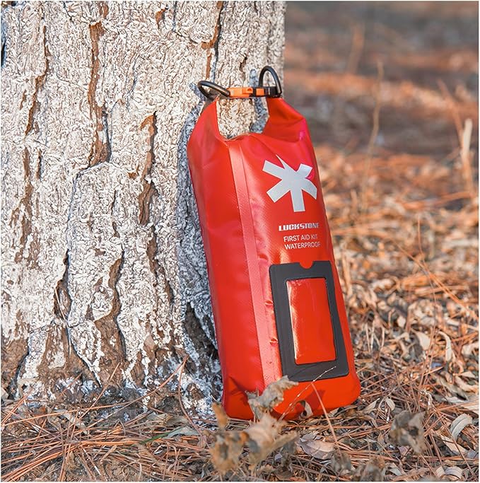 Empty First Aid Kit Dry Bag, Waterproof Medical Pouch Storage Bag for Emergency, for Outdoor Camping Drifting Hiking (2L)