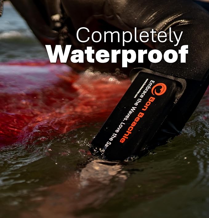 Waterproof Phone Pouch Wristband - Anti-Theft, Watertight Phone Case (IP68), Small Dry Bag for Beach, Surfing and Hiking Black