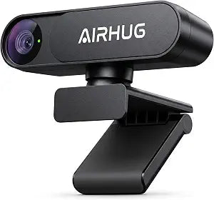 AIRHUG 4K UHD USB Webcam No Mic with Privacy Cover, USB Camera