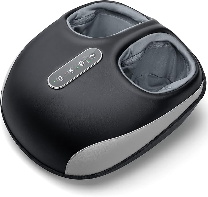 Nekteck Foot Massager Machine with Heat, Deep Kneading Shiatsu Foot Massager with Air Compression, Soothe Muscles, Multiple Massage Modes & Adjustable Intensity Christmas Gifts for Her & Him
