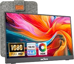 InnoView 15.6'' Portable Monitor for Laptop FHD 1080P USB-C Travel Monitors Built-in 90° Adjustable Stand Without Bag, HDR IPS Portable Laptop Monitor for MacBook PC Phone Xbox PS4/5 Switch - Image 1