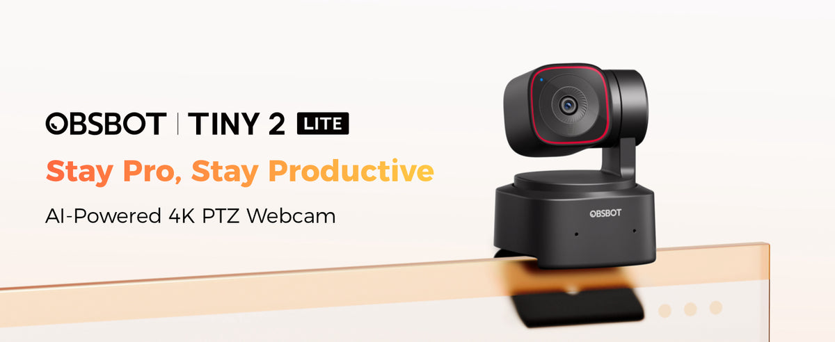 OBSBOT Tiny 2 Lite 4K Webcam for PC, AI Tracking PTZ | Computer Access - Image 8