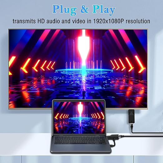 MEIRIYFA HDMI Extender Ethernet RJ45 to HDMI Adapter Repeater Over LAN Cat6 Cable Up to 196ft/60m 1080p Transmitter and Receiver from Displays for HDTV, PC, DVD