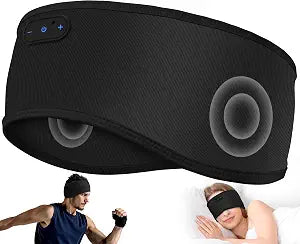 MUSICOZY Sleep Headphones Bamboo Bluetooth Headband for Side Sleepers