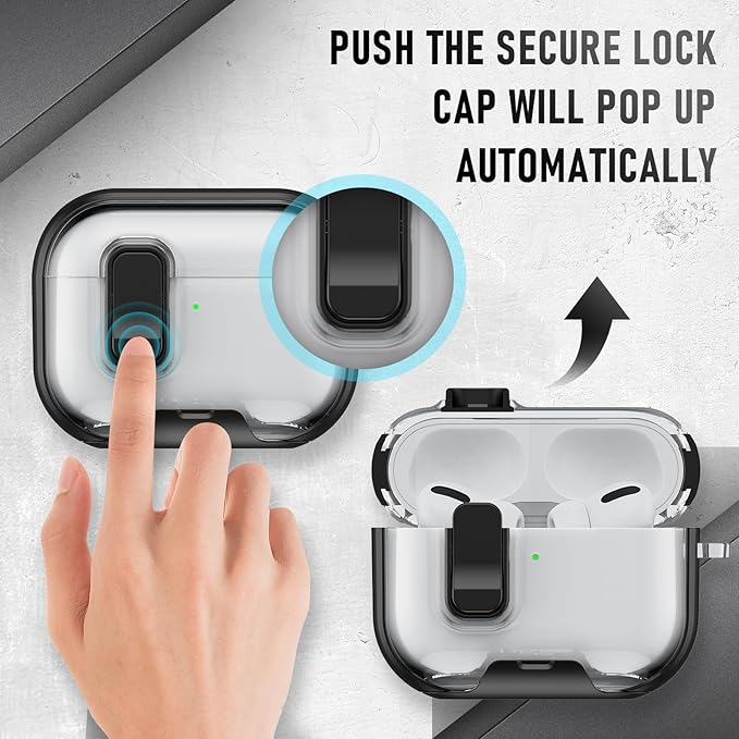 for AirPods Pro 3 Case (2025) with Phone Stand & Cleaner Kit, Cute Soft Silicone Cover for AirPods Pro 3rd Genera case with Keychain for Women Men with Keychain for Airpod Pro case(2025) Black