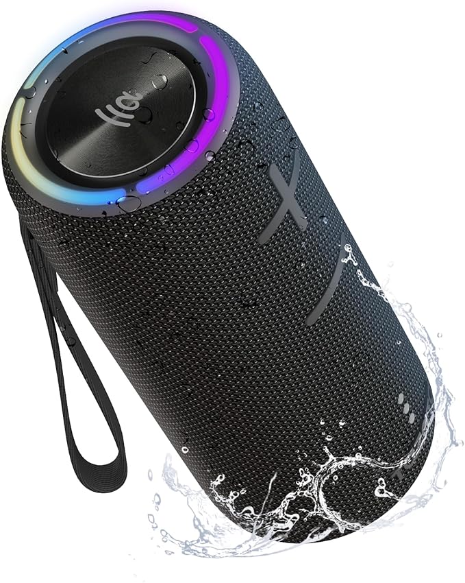 Portable Bluetooth Speaker, 30W 360° Surround Sound IPX7 Waterproof Wireless Golf Speakers,Outdoor Loud TWS Speaker for Beach,Party,Camping,Birthday Valentines Gifts