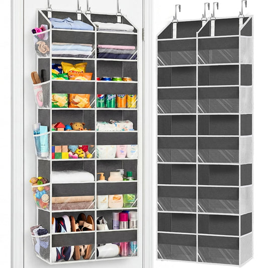 Ofiray-home 5-Tier Over Door Organizer, 10-Compartment Wide Storage Rack