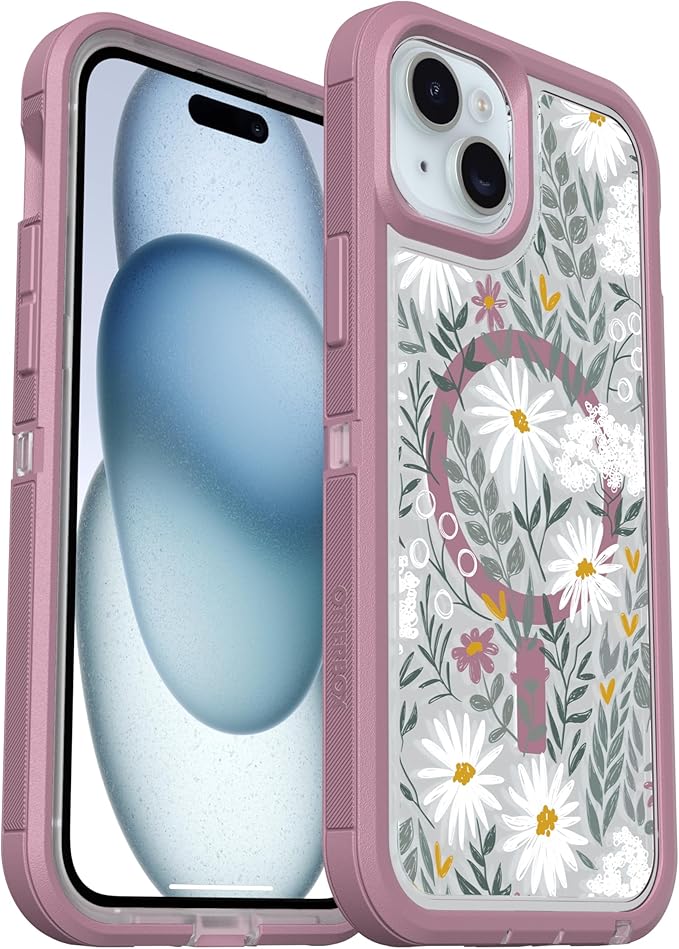 OtterBox iPhone 15, 14, 13, iPhone 17e, 16e Case - Defender Series XT - Built-in MagSafe - Rugged - Port Protection - Lanyard Attachment - Non-Retail Packaging - Orchid Advice