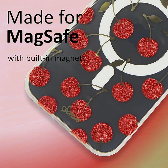 Sonix Case for iPhone 15 Plus, iPhone 14 Plus | Compatible with MagSafe | 10ft Drop Tested | Cherry on Top