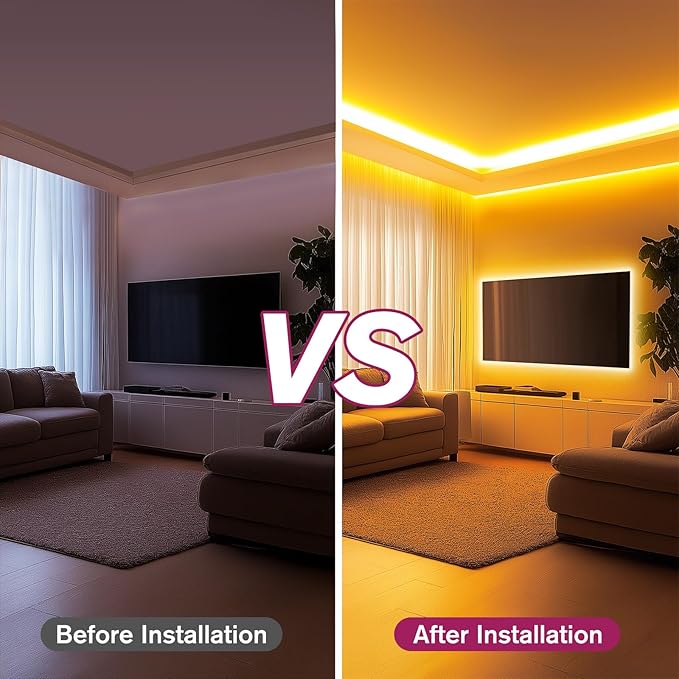 EMITEVER COB LED Strip Lights Warm White, 2700K Tape Light Premium High Density, DC 24V, 400+Lumens/ft, 5120LEDs/Spool, Ra 90+, 32.8ft/10m,UL Listed 5 Year After-Service(Power Supply Sold Separately)