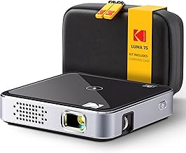 KODAK Luma 75 Mini Portable Projector, 1080p HD DLP, 2 Hour Runtime, Black - Image 1