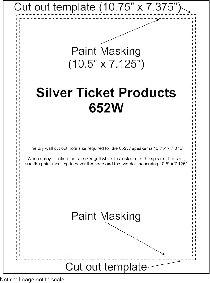 652W Silver Ticket in-Wall Speaker with Pivoting Tweeter (6.5 Inch in-Wall)