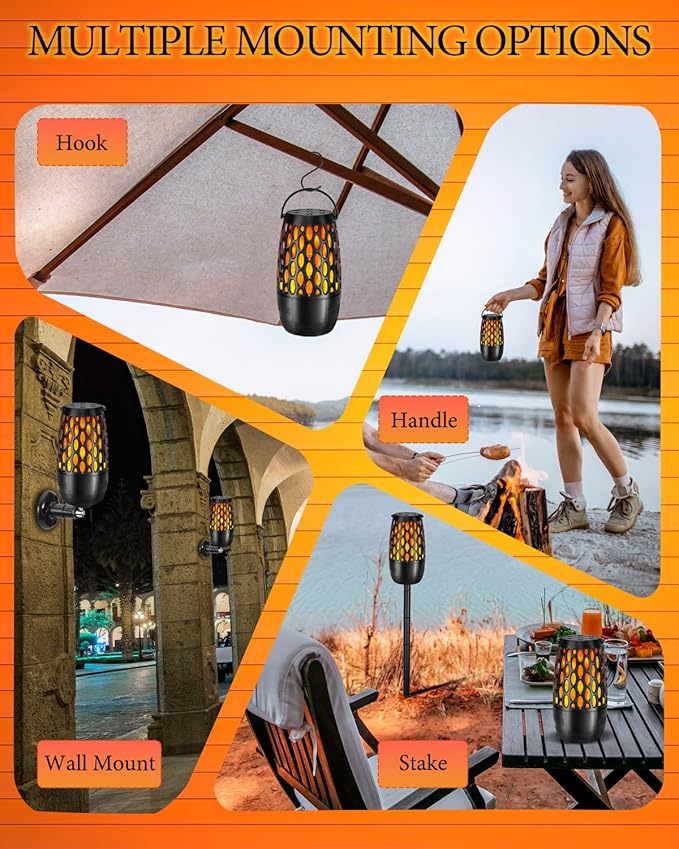 Upgraded Outdoor Bluetooth Speakers Waterproof Patio, Outdoor Speakers with Light, Multi-Speaker Auto-Sync Up to 100 Speaker, BT 5.3 HD Surround Sound, Cool Tech Gadget Gifts for Men (2 Pack)