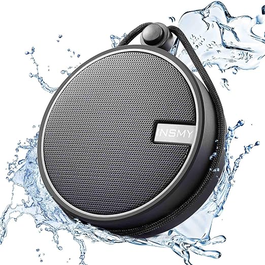 INSMY C12 IP67 Waterproof Shower Bluetooth Speakers Portable Small Speaker