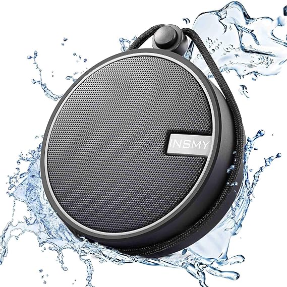 INSMY C12 IP67 Waterproof Shower Bluetooth Speakers Portable Small Speaker