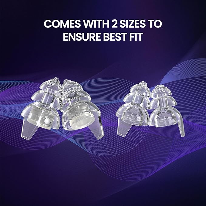 Eargasm All-Nighters Earplugs for Smaller Ears - Sleep Ear Plugs with Sound-Stopping Inserts for Sleeping, Studying, Blocking Snoring - Reduce Noise While Sleeping, Improve Focus for Studying & More
