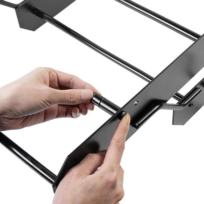 H D Garage Detachables Storage Detach Depot Wall Mounting Luggage Rack for Harley Touring, Road King, Electra Glide, Street Glide Tour Trunk Pack Pak (Luggage Racks-2)