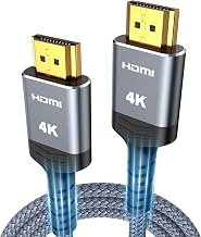 Highwings HDMI Cable 6.6 ft, 4K HDMI 2.0 HDR, Braided, ARC 3D HDCP 2.2 - Image 1