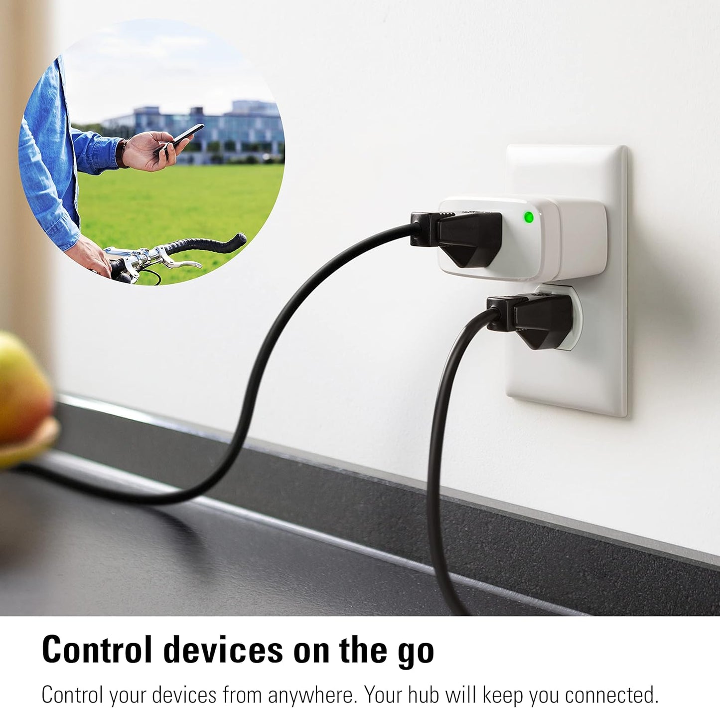 Energy (Matter) - Smart Plug, App and Voice Control, 100% Privacy, Matter Over Thread, Works with Apple Home, Alexa, Google Home, SmartThings
